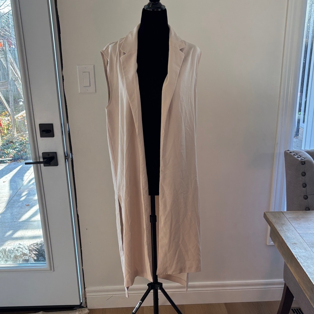 Forever 21 Cream and Black Vest